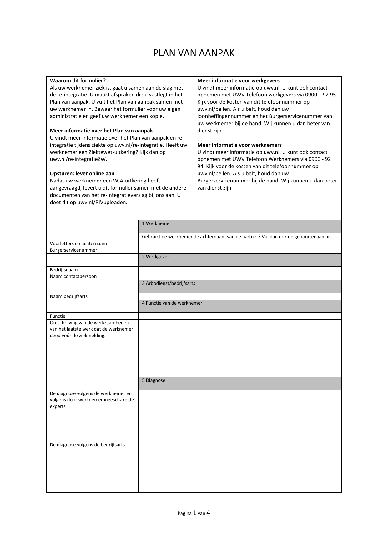 Checklist Plan Van Aanpak - vrogue.co - Uwv Plan Van Aanpak Downloaden