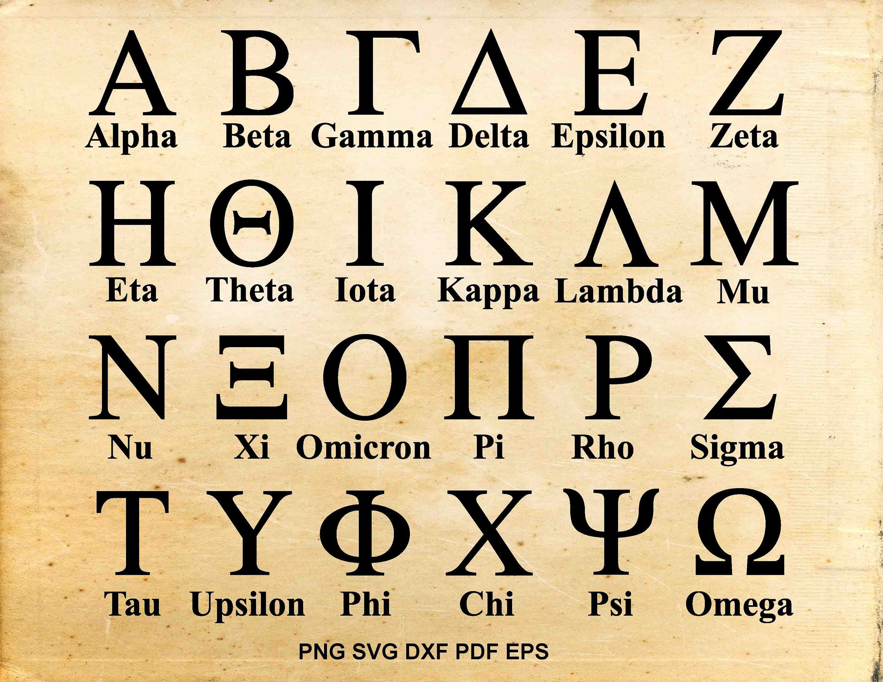 Chi Psi, Omega Psi Phi, Kappa Alpha Psi Fraternity, Sigma Gamma Rho - Laatste Letter Grieks Alfabet Zeta
