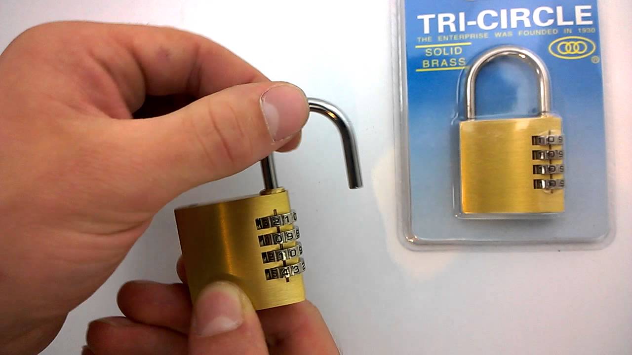 Cijferslot Instellen - Cijferhangslot Tri-Circle - YouTube - Fiets Op Slot Sleutel Kwijt