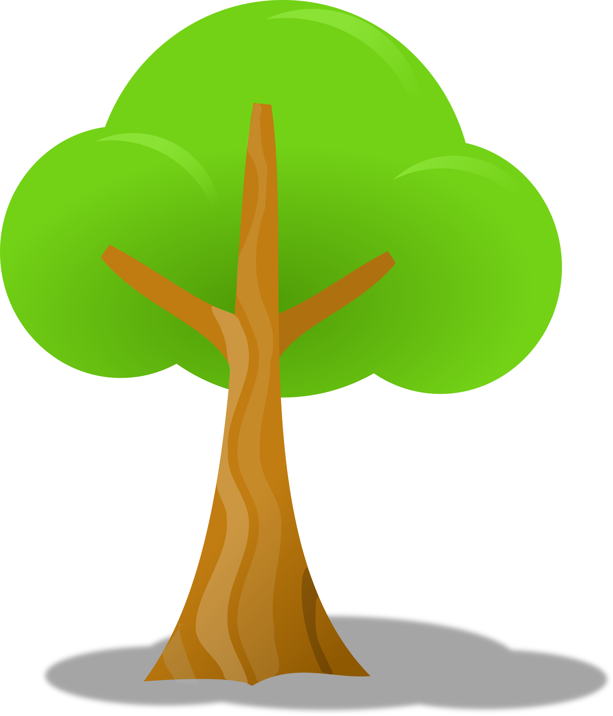 Clipart - Simple tree - Simple Past And Present Perfect