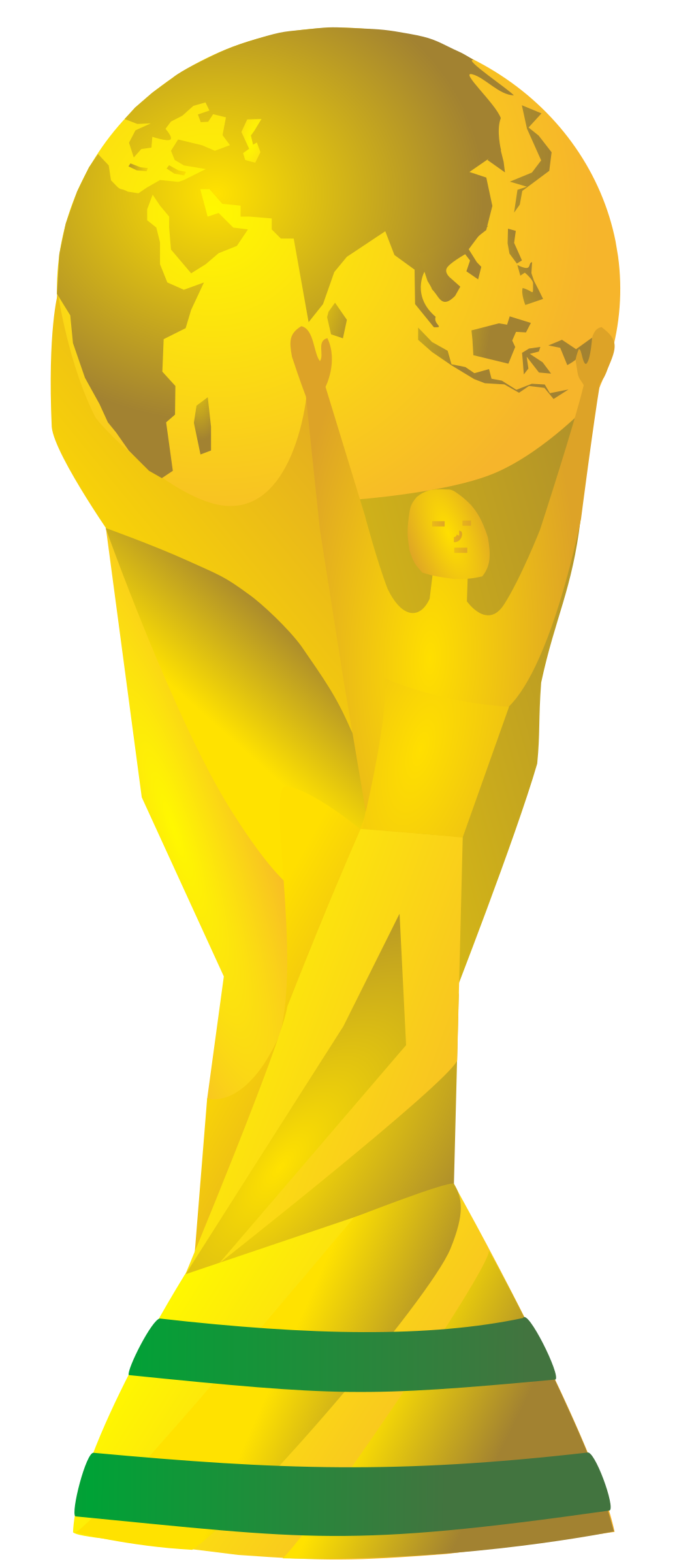Clipart - Worldcup Trophy 2014 - Wereldkampioenschap Voetbal 2014 - 3e/4e Plaats