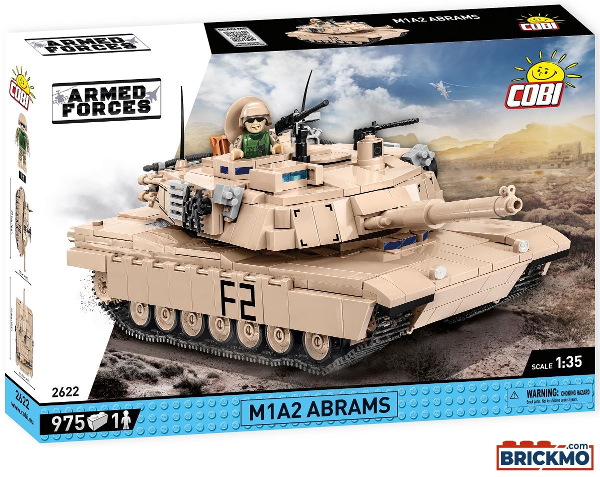 Cobi Armed Forces M1A2 Abrams 2622 | BRICKMO.com - LEGO and Stud Brick - Cobi Van Baars De Onbedoelden