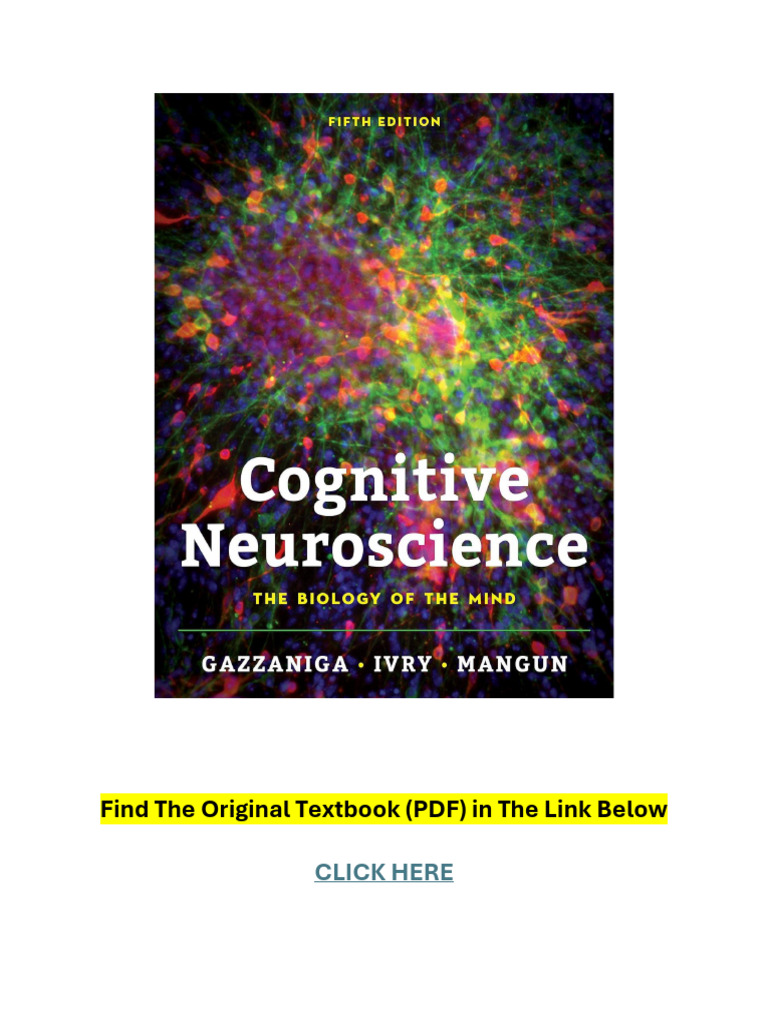 Cognitive Neuroscience The Biology Of The Mind