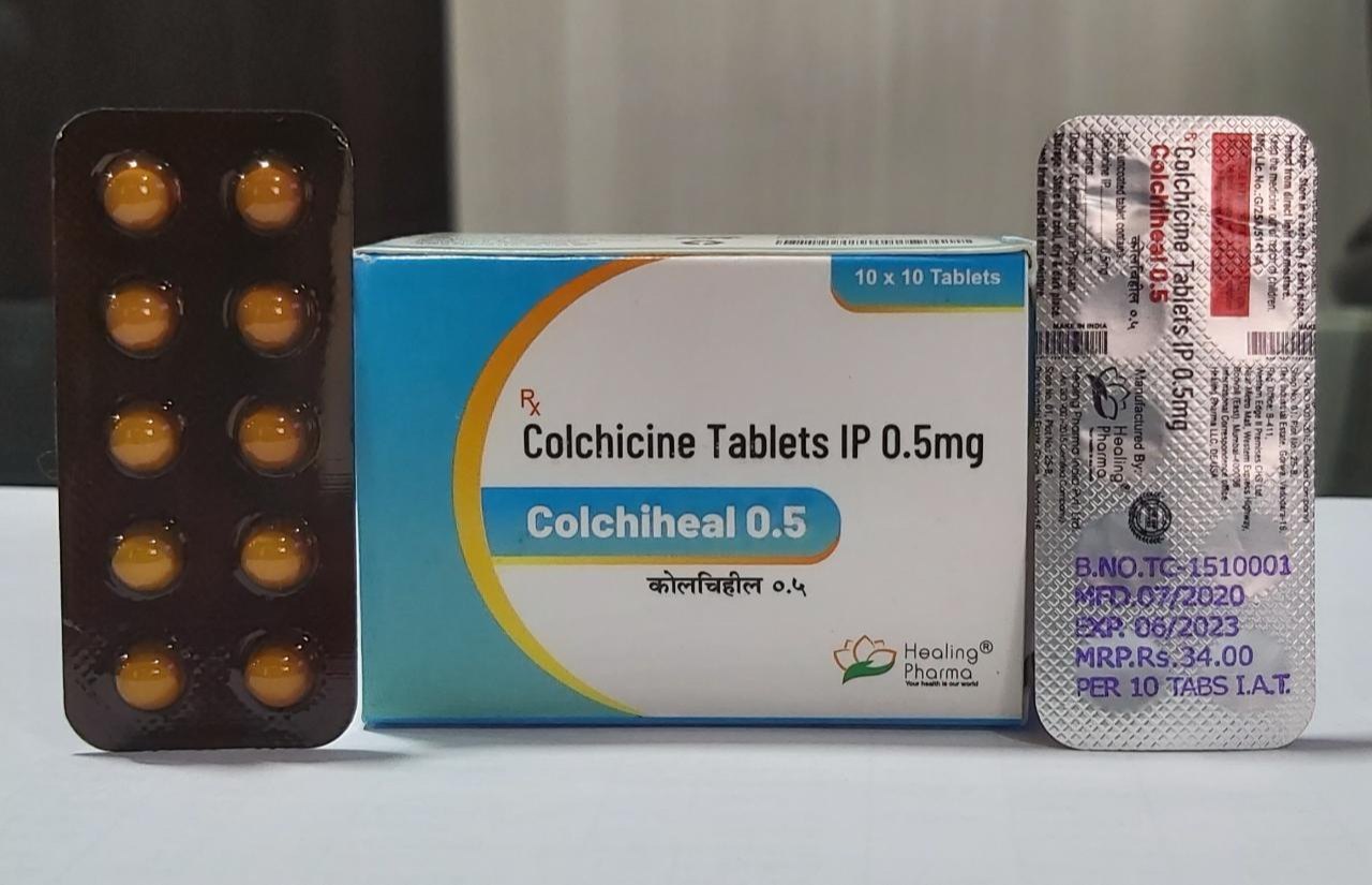 Colchicine 0.5 Mg Tablet, कोल्चिसाइन टैबलेट - Maxwell Enterprises - Colchicine En Diclofenac Samen Innemen