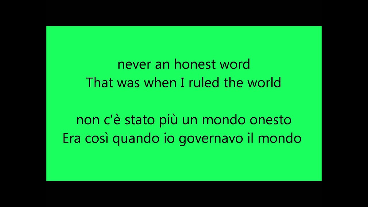 Coldplay - Viva la vida - YouTube - Coldplay Viva La Vida Songtekst