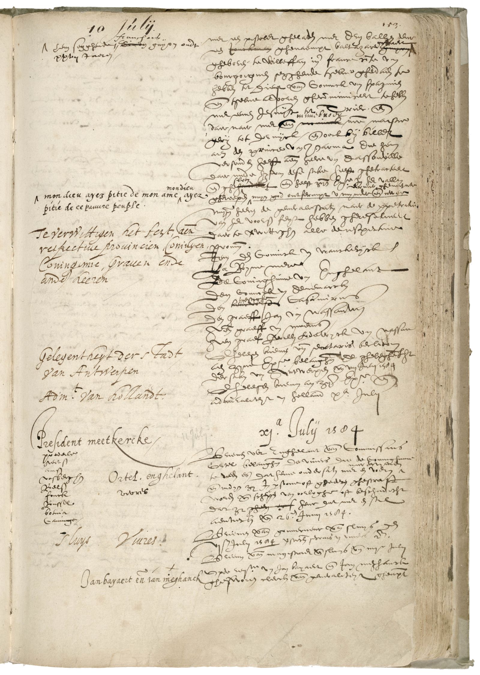 Collecties: Laatste woorden Willem van Oranje (1584) - Erfgoedhuis Zuid - Laatste Woorden Willem Van Oranje