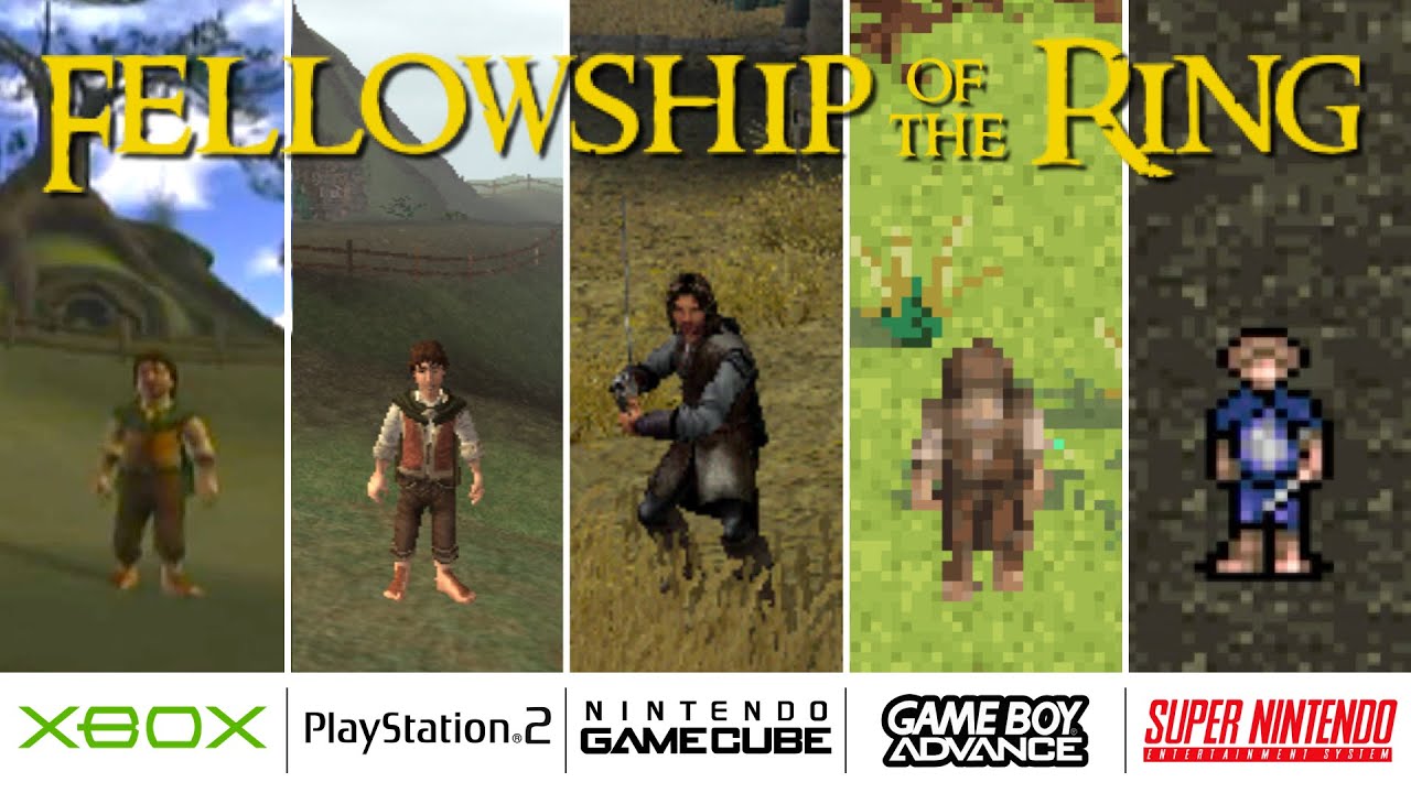 Comparing Every Version of Lord of the Rings: The Fellowship of the - Lord Of The Ring Fellowship Of The Ring