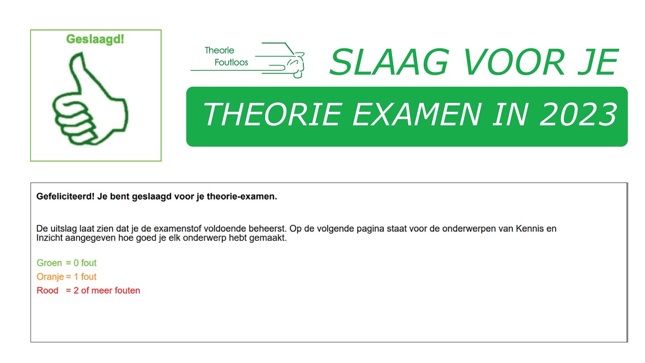 Welke Leeftijd Theorie Examen Auto