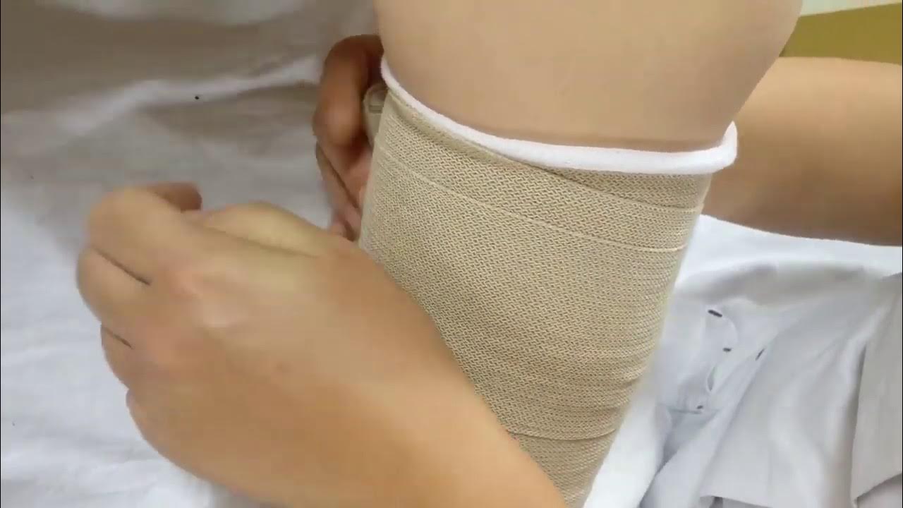 Compressietherapie korte rek zwachtel - YouTube - Verschil Korte En Lange Rek Zwachtels