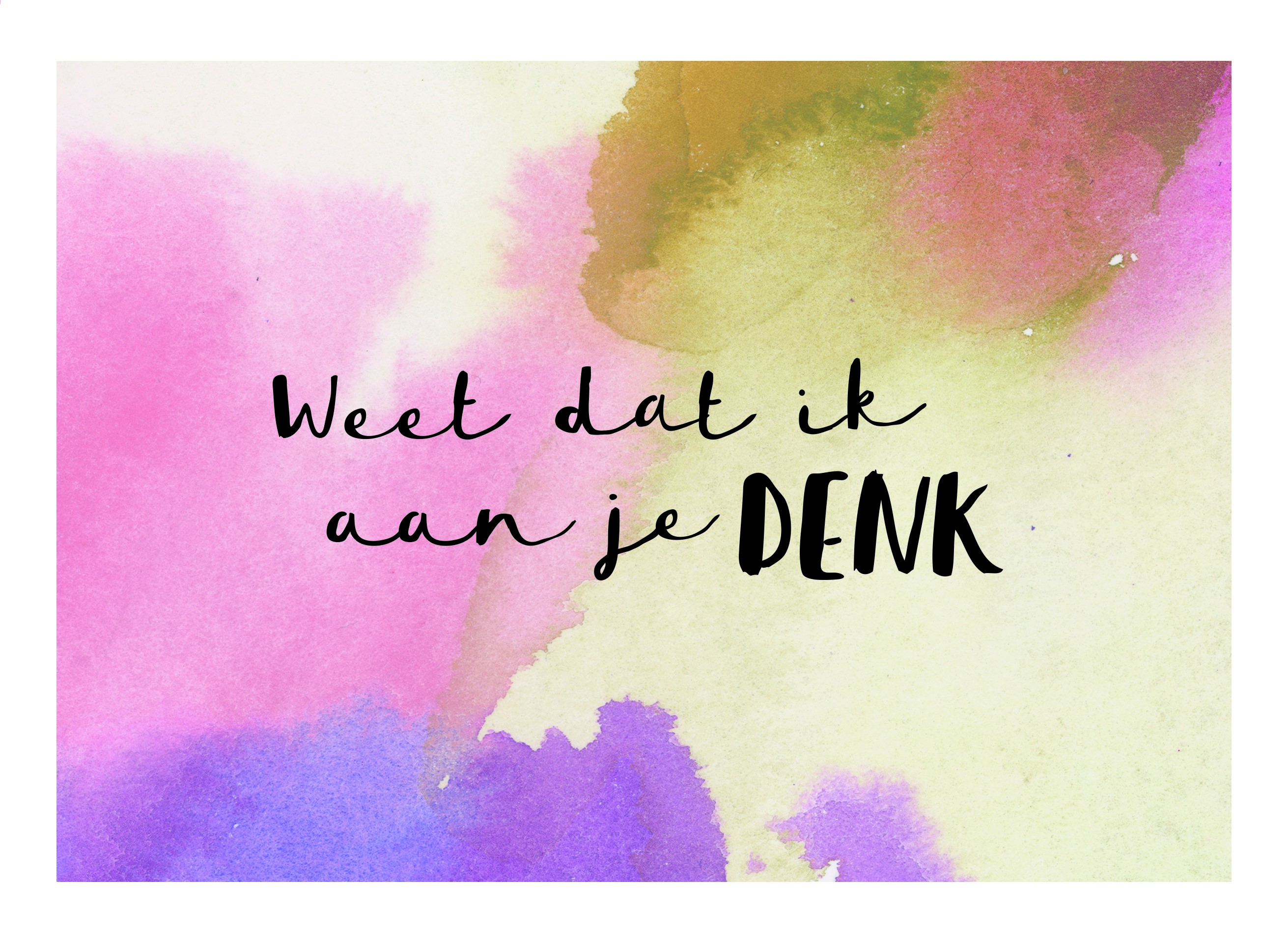 Condoleance kaart weet dat ik aan je denk | Hallmark - Omdat Ik Aan Je Denk
