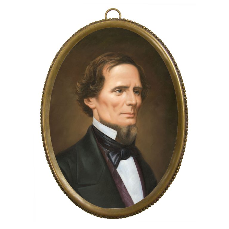 Confederate President Jefferson F. Davis - Confederate Museum - Jefferson Davis President Of The Confederacy