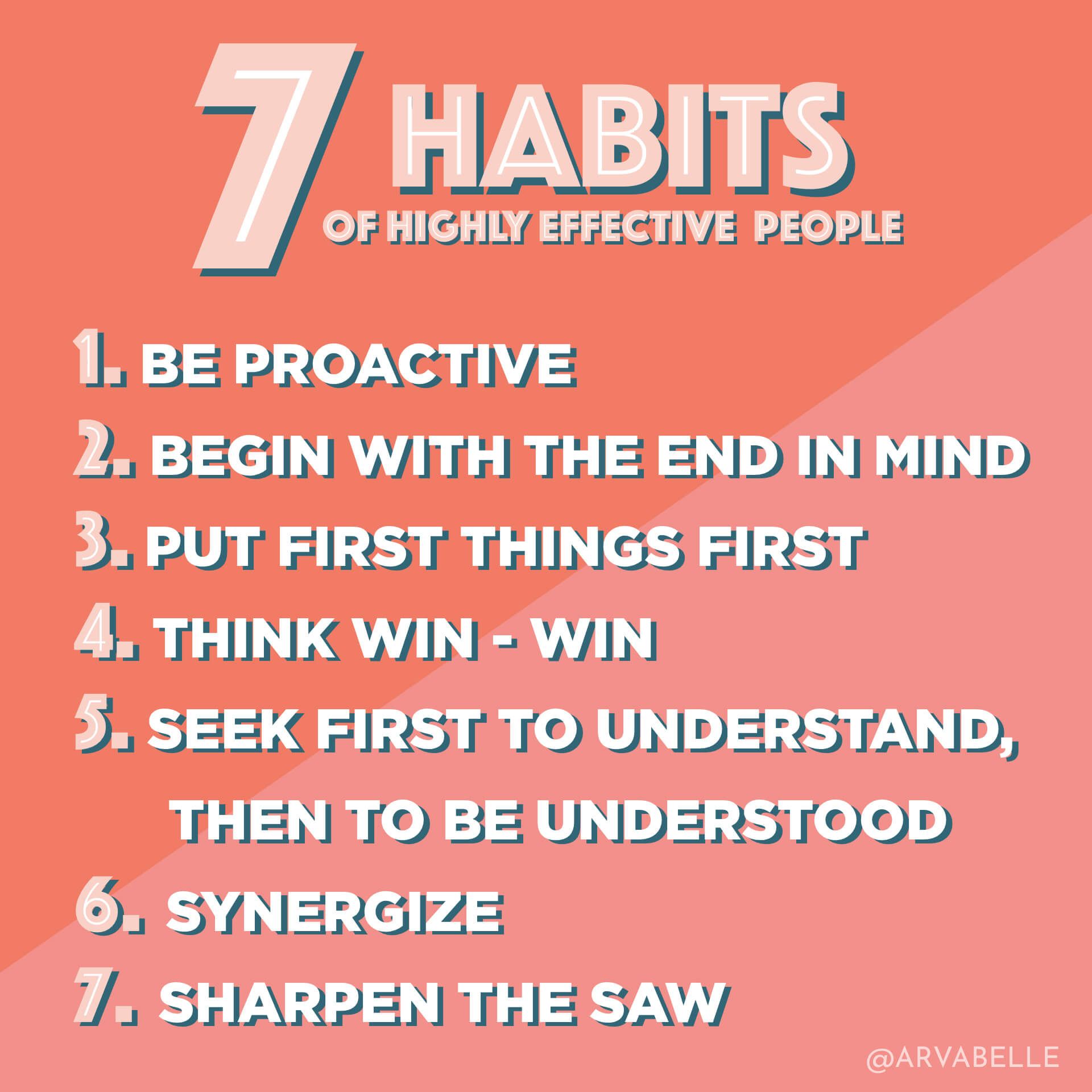 connectionssaad - Blog - He 7 Habits Of Highly Effective People