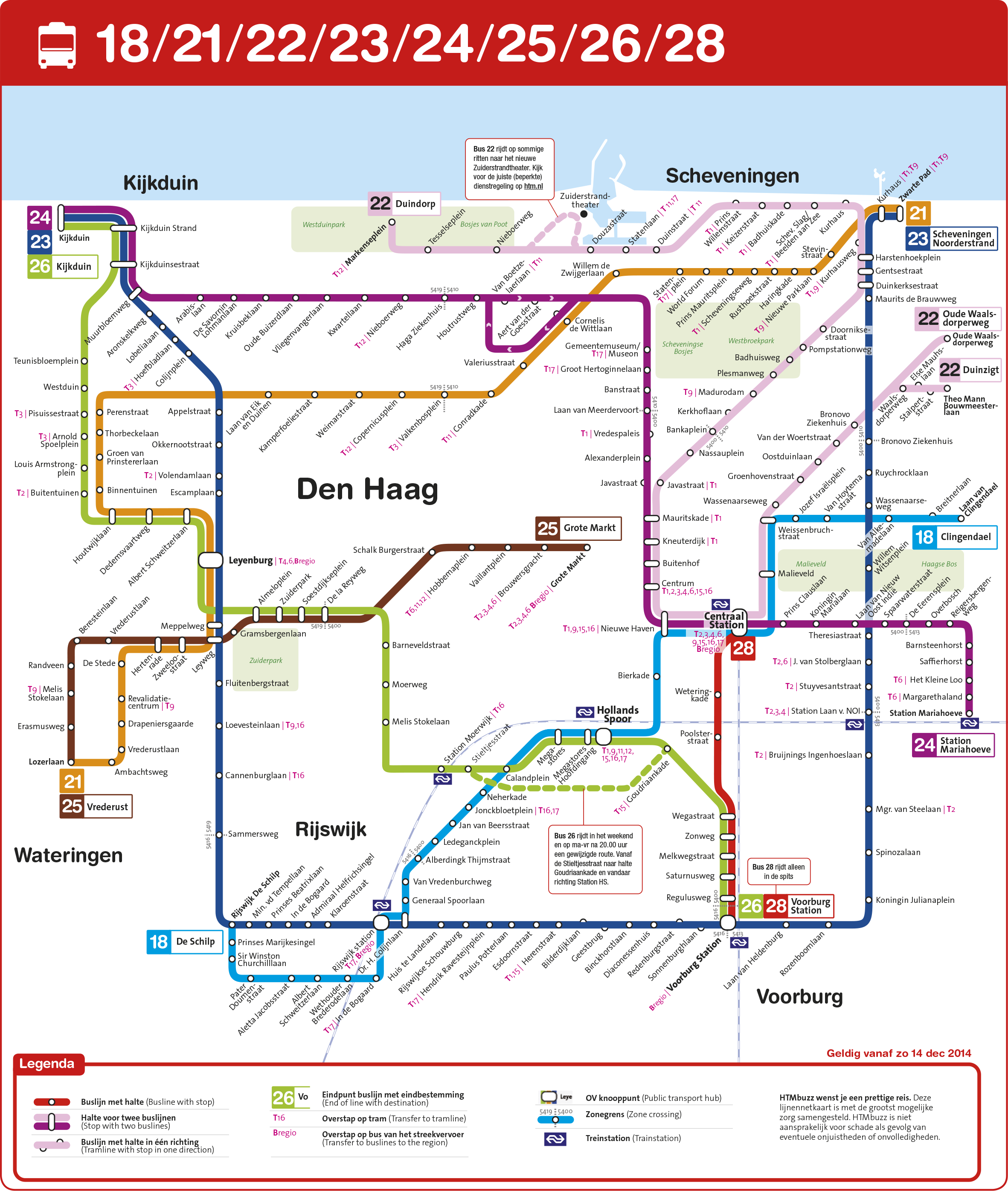 Plattegrond Den Haag Centraal Station