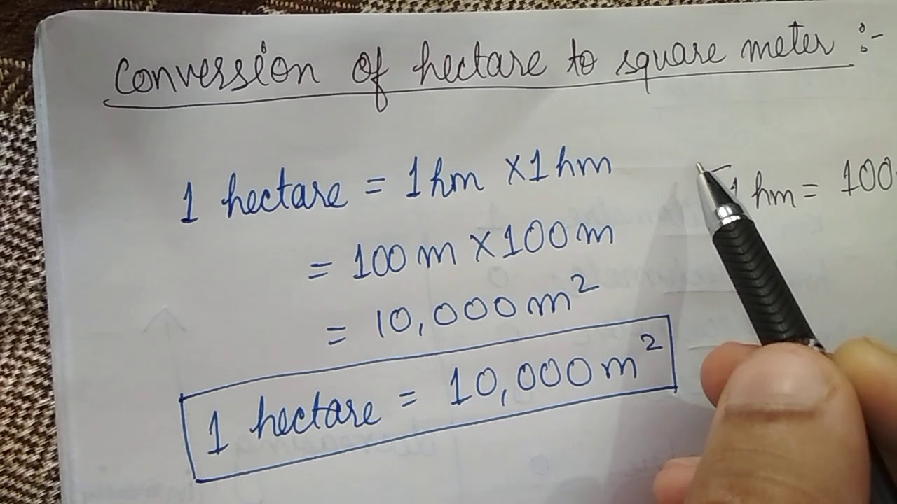 Hoeveel Is 1 Hectare In Meters