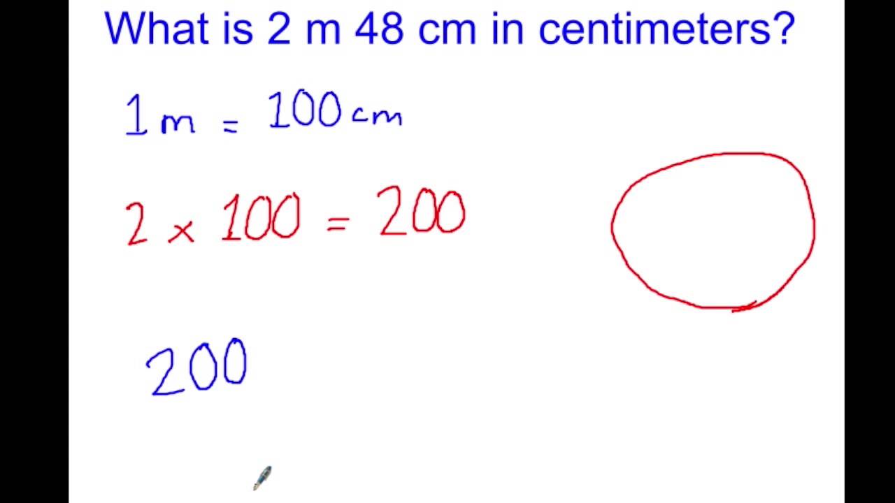 Hoeveel Centimeter Is 1 Meter