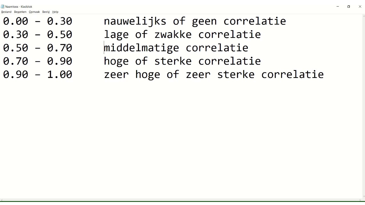 Correlatie berekenen met excel - YouTube - Wanneer Is Iets Een Sport