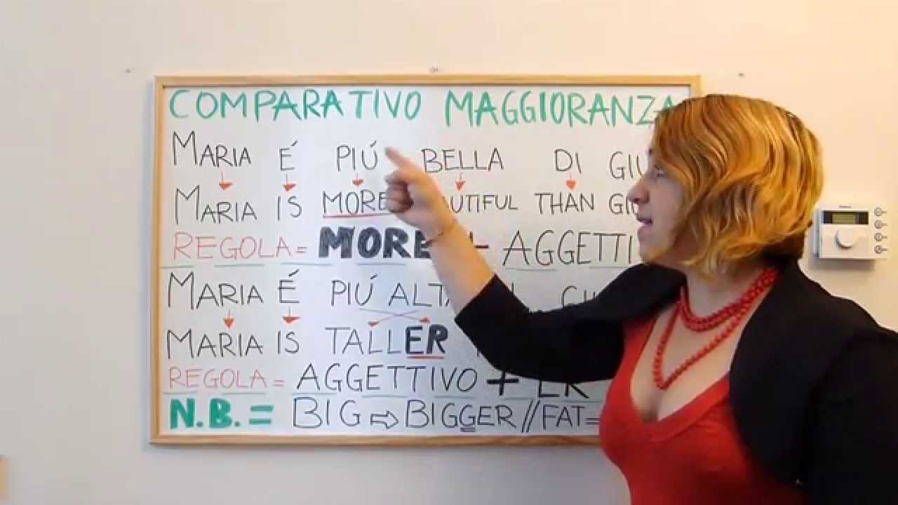 Corso Inglese: Comparativo MAGGIORANZA + Esercizi - YouTube - Comparativi Di Maggioranza In Inglese