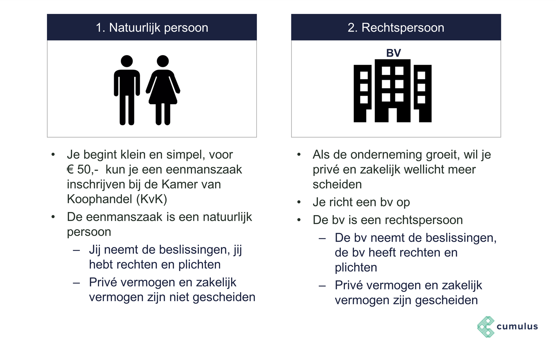 Eenmanszaak Rechtspersoon Of Natuurlijk Persoon
