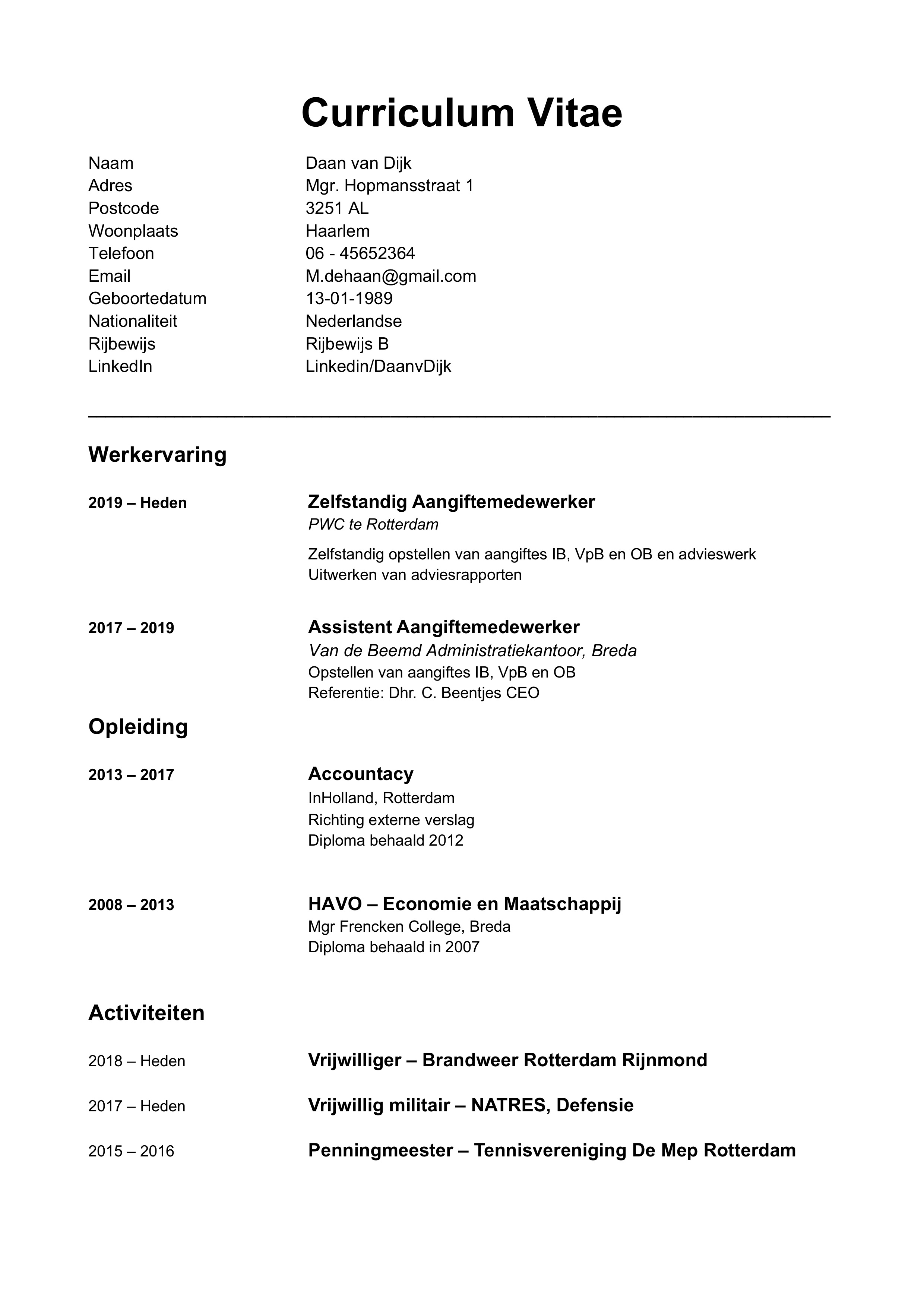 Cv Opstellen Tips - Liffe Curriculum Vitae - Wat Kan Je Met Je Propedeuse