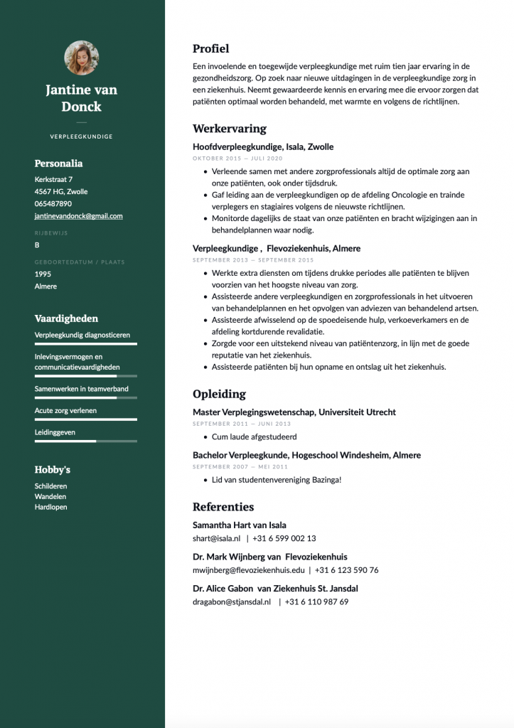 Voorbeeld Sollicitatiebrief Zorg En Welzijn