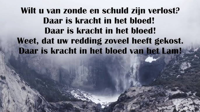 Daar Is Kracht In Het Bloed Tekst