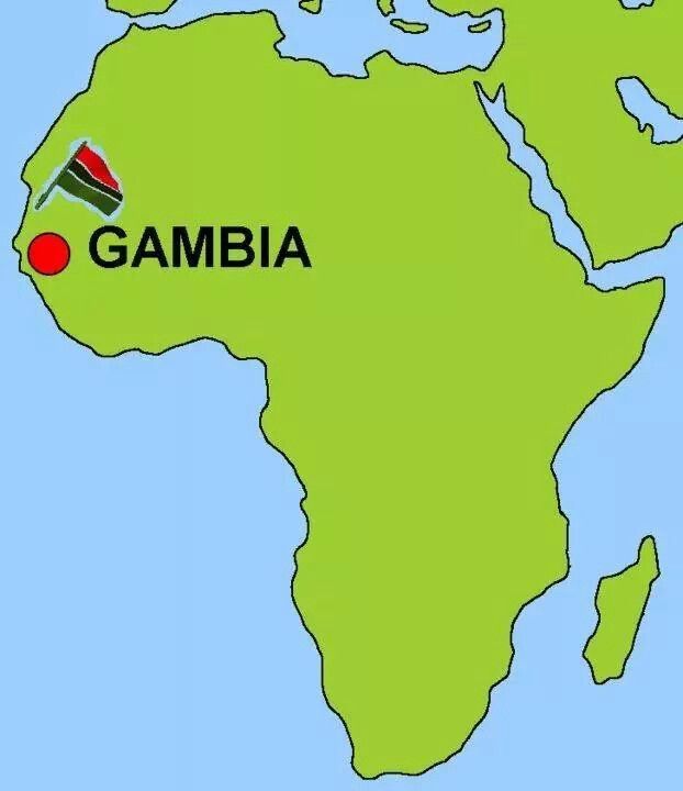 Daar ligt het! - Waar Ligt Gambia Op De Kaart
