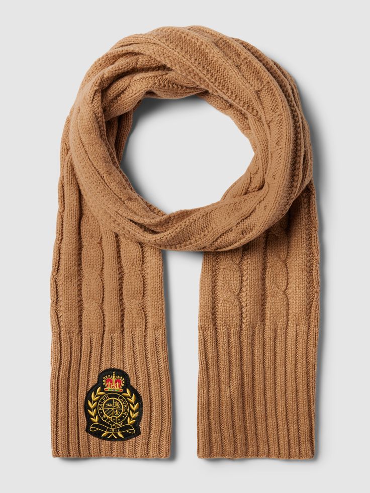 Damessjaal van Lauren Ralph Lauren;Materiaalmix met lanawol;Rechthoekig - Wat Is Lengte En Breedte