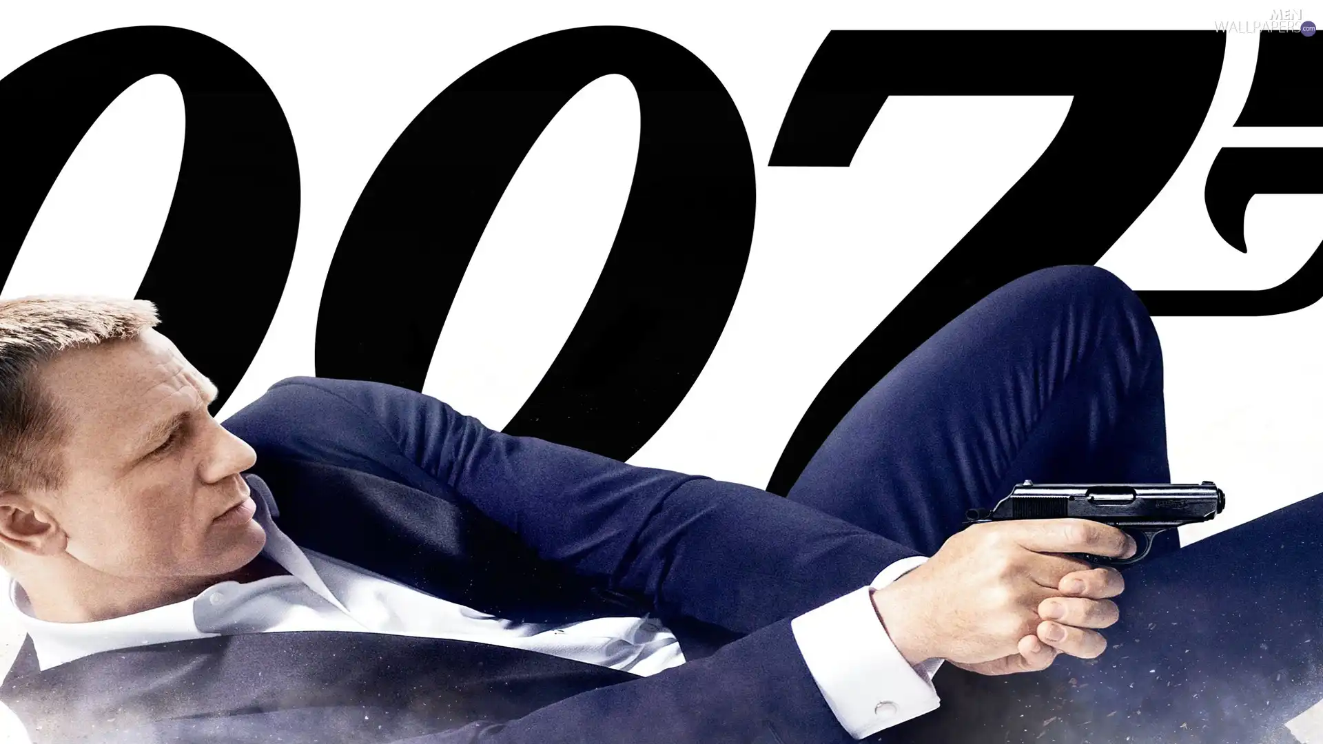Daniel Craig, James Bond, Agent 007, Gun - Men Wallpapers: 1920x1080 - 007 Man With The Golden Gun