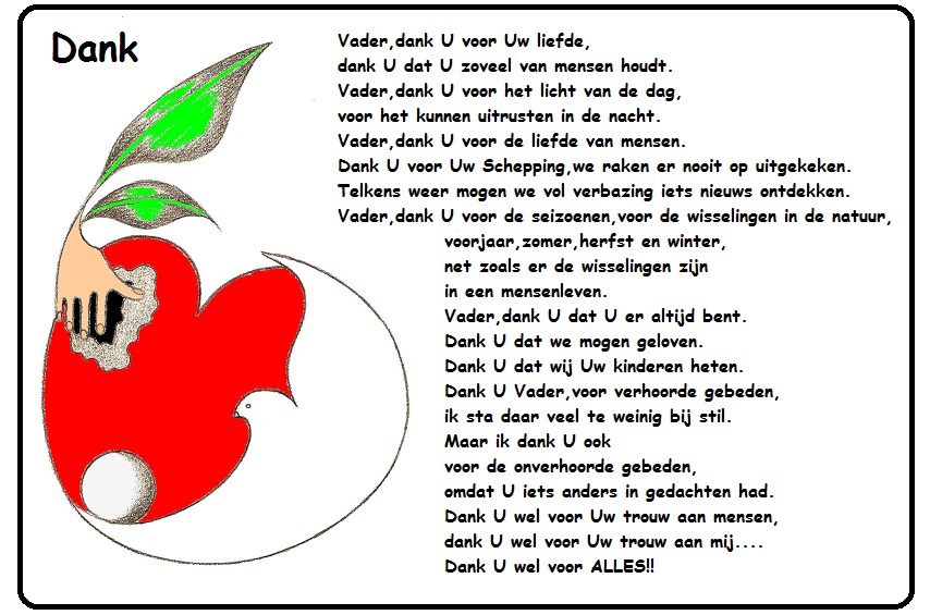 .Dankgebeden. – Mensbootje - Dankgebed Voor Het Leven