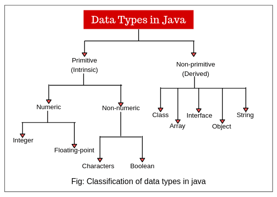 Types Of Data In Java