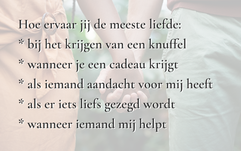 5 Talen Van De Liefde