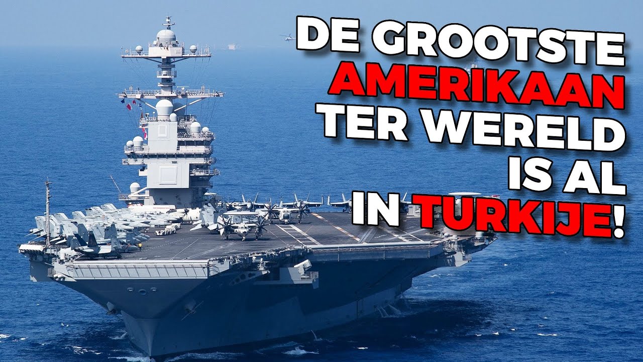 De Amerikaanse marine heeft 's werelds grootste vliegdekschip USS - Portugees Oorlogsschip Grootste Kwal Ter Wereld