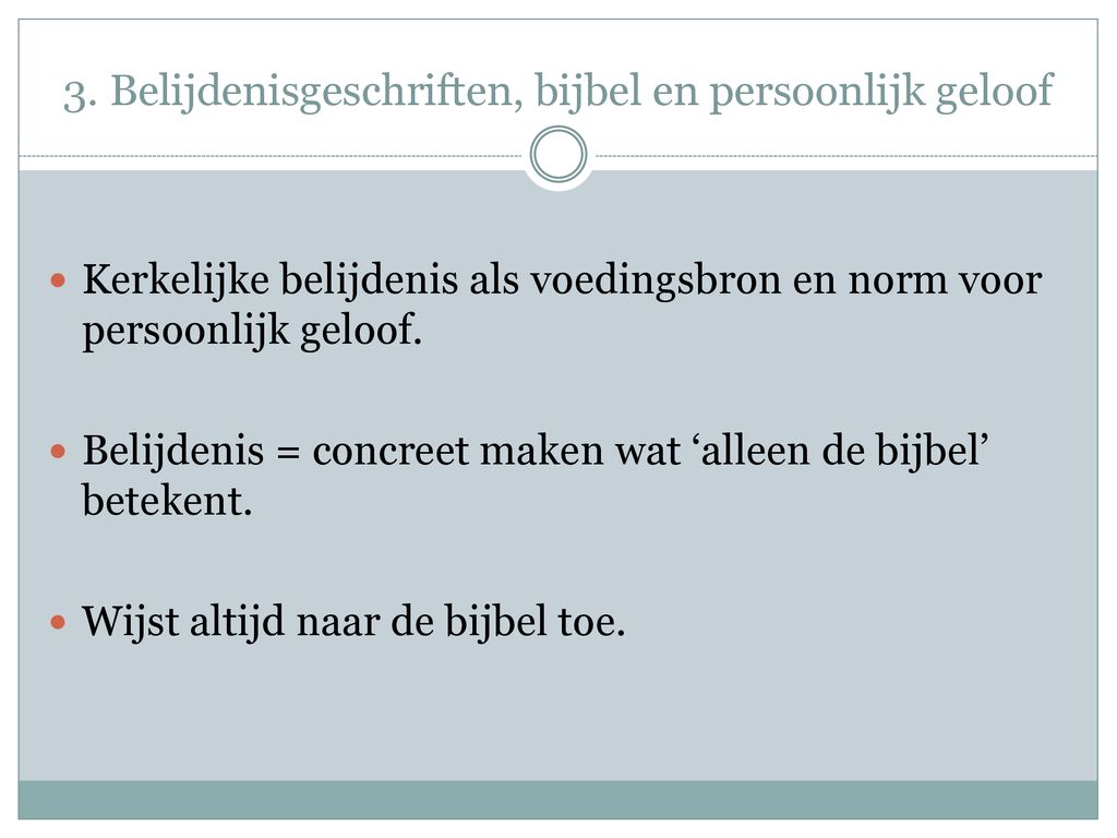 De betekenis van onze geloofsbelijdenissen - ppt download - Wat Is Een Belijdenis