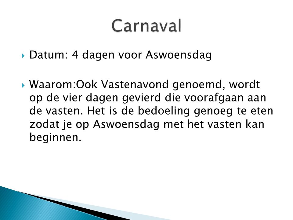 Hoe Wordt De Datum Van Carnaval Bepaald