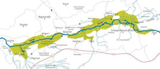 Deze Zijrivier Van De Rhone Ontspringt In De Franse Alpen