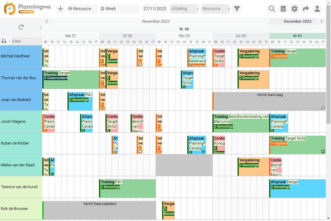 De eenvoudige online schema met PlanningPME - Hoe Maak Je Een Planning