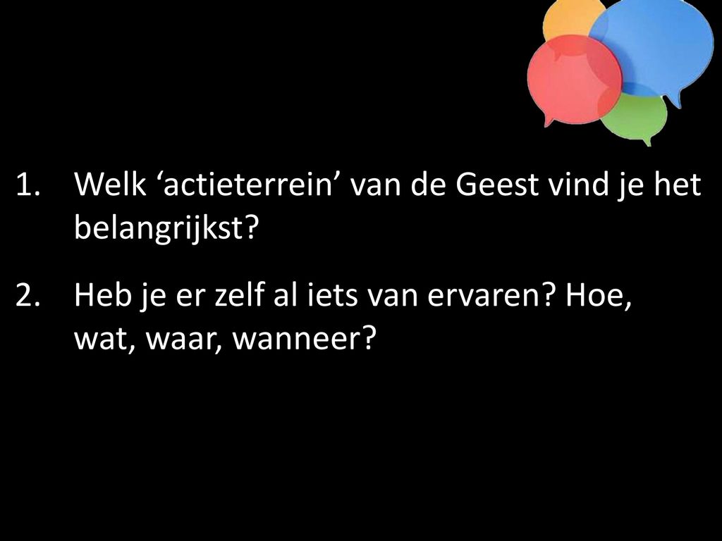 De Geest en het Woord. - ppt download - Ander Woord Voor Geest