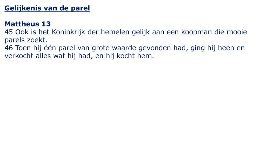 de gelijkenissen in Mattheus 13 (2) - ppt download - Wat Is Een Gelijkenis