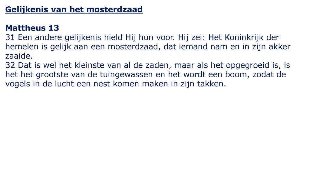 de gelijkenissen in Mattheus 13 (2) - ppt download - Wat Is Een Gelijkenis