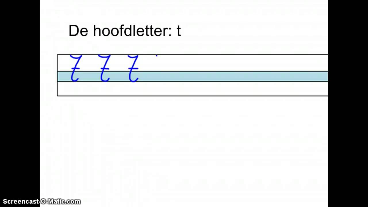 de hoofdletter t - YouTube - Moet Na Een Dubbele Punt Een Hoofdletter