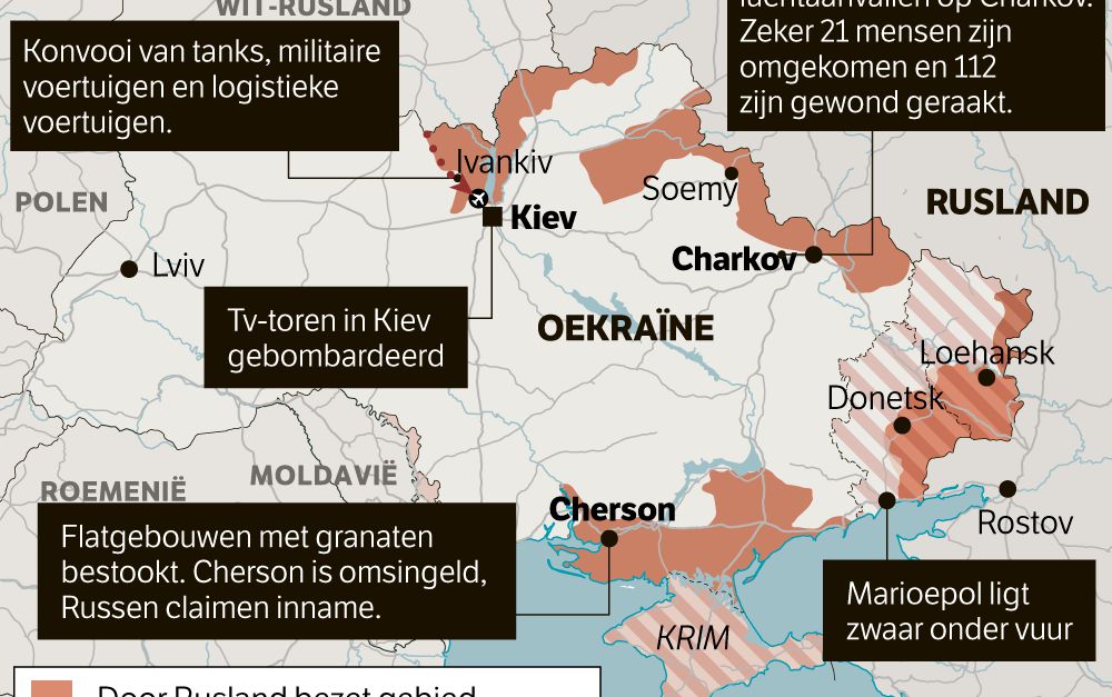 De huidige militaire situatie in Oekraïne - NRC - Russische Invasie Van Oekraïne Sinds 2022