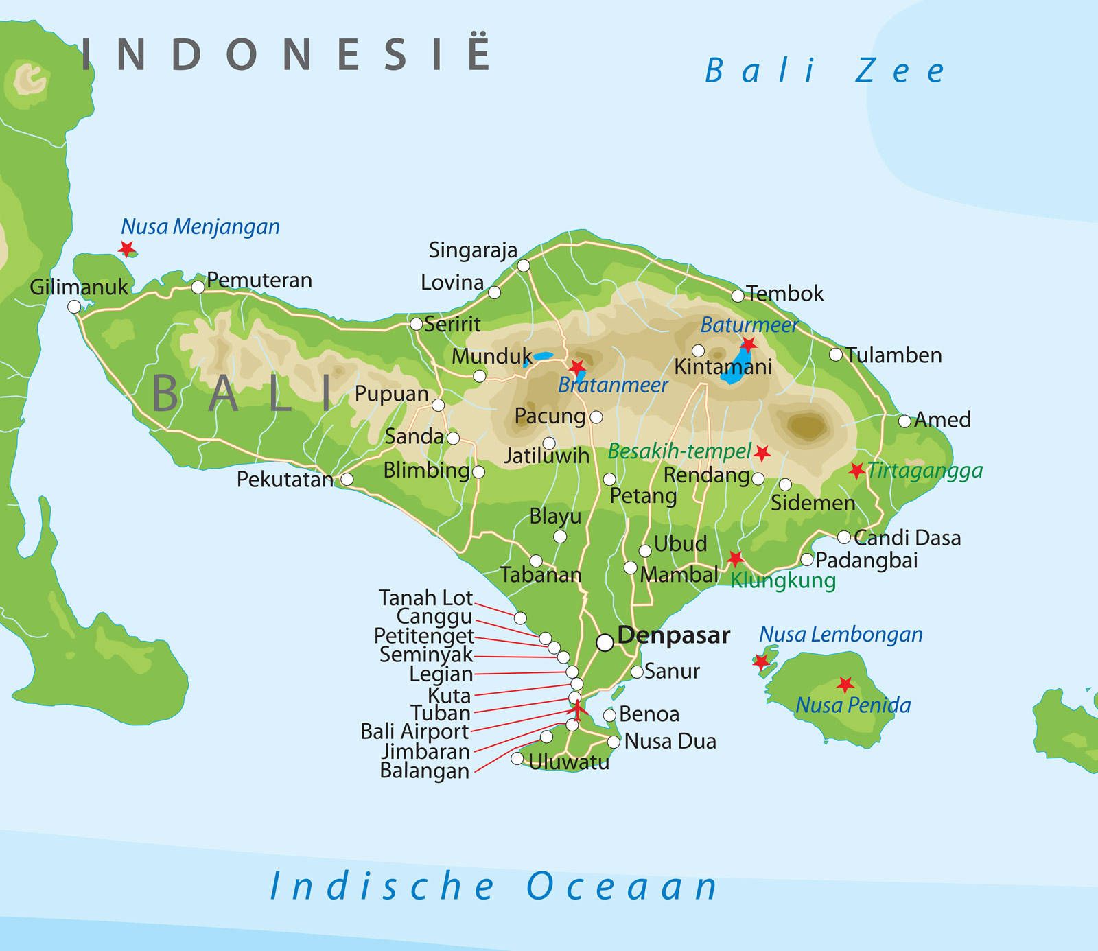 Waar Ligt Bali Op De Wereldkaart