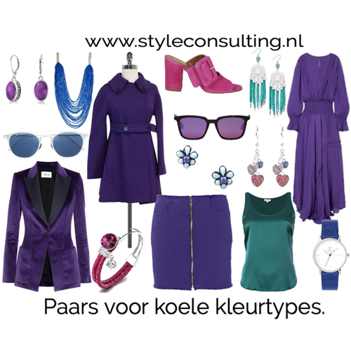 De kleur paars kan door alle kleurtypes gedragen worden. | Style - Waar Staat De Kleur Paars Voor