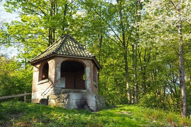 De Koepel, Tankenberg. Twente. Gebouwd in 1844 op de plek van de tempel - Germaanse Godin Van De Vruchtbaarheid