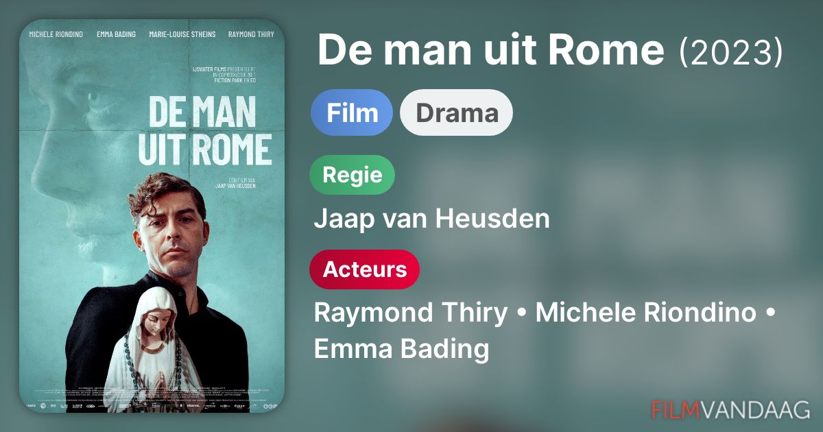 De man uit Rome (film, 2023) - FilmVandaag.nl - Film De Man Uit Rome
