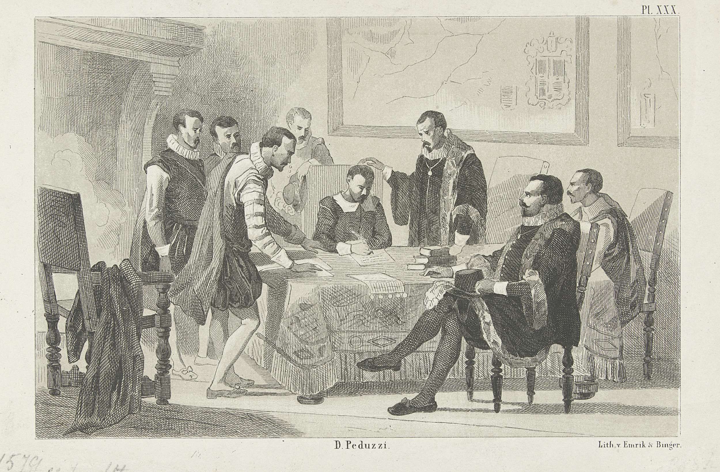 De ondertekening van de Unie van Utrecht, 1579, Willem Pieter Hoevenaar - Unie Van Atrecht En Utrecht