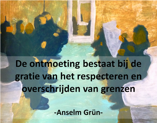 De ontmoeting bestaat bij de gratie van het respecteren en - Bij De Gratie Van Betekenis