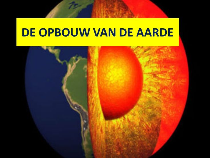 DE OPBOUW VAN DE AARDE. Mantel Buitenkern Binnenkern Aardkorst De aarde - Hoe Ziet De Melkweg Eruit