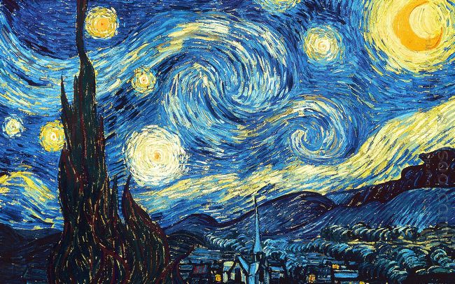De Sterrennacht 1889 van Vincent Van Gogh On CureZone Image Gallery - Wanneer Is De Sterrennacht Gemaakt