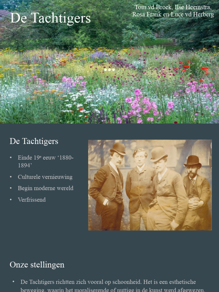 Deze Dichter Wordt Gerekend Tot De Tachtigers